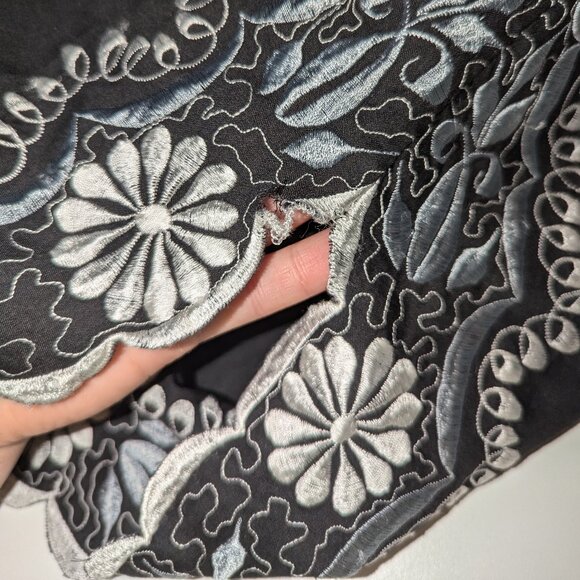 Mexican Embroidered Maxi Angel Wings Dress - Picture 5 of 5